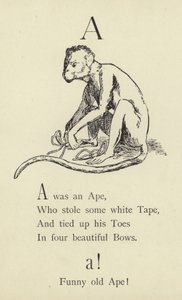 La lettera A da Edward Lear